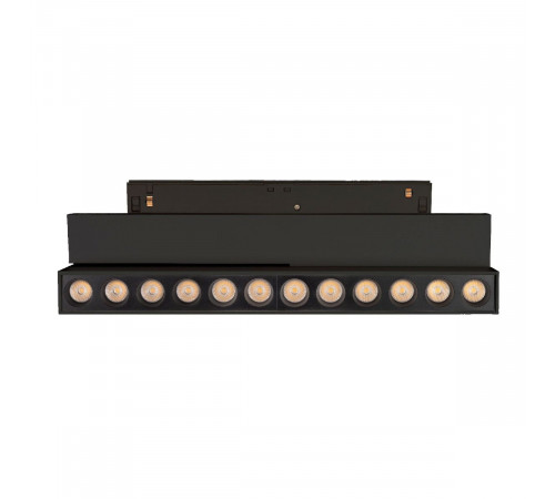 Трековый магнитный светильник Arlight MAG-ORIENT-DOTS-FOLD-S230-12W Warm3000 (BK, 30 deg, 48V) 042014 Трековый магнитный светильник Arlight MAG-ORIENT-DOTS-FOLD-S230-12W Warm3000 (BK, 30 deg, 48V) 042014