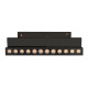 Трековый магнитный светильник Arlight MAG-ORIENT-DOTS-FOLD-S230-12W Warm3000 (BK, 30 deg, 48V) 042014