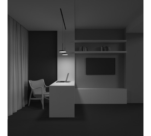 Трековый магнитный светильник Maytoni Plato TR123-4-15W-DS-B Трековый магнитный светильник Maytoni Plato TR123-4-15W-DS-B