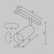 Трековый магнитный светильник Maytoni Technical Magnetic track system Exility Focus LED TR032-2-12W4K-M-BW