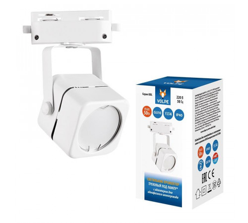 Трековый светильник Volpe UBL-Q320 GU10 White UL-00007423 Трековый светильник Volpe UBL-Q320 GU10 White UL-00007423