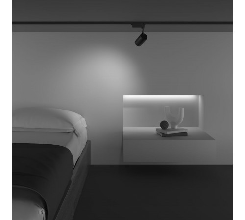 Трековый светильник Maytoni Technical Vuoro TR003-1-6W3K-W-B