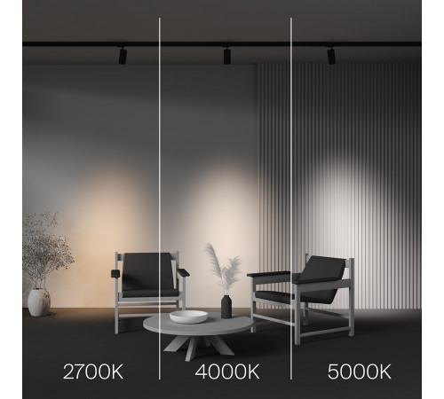 Трековый трехфазный светильник Maytoni Focus Led TR197-3-20WCCT-M-B Трековый трехфазный светильник Maytoni Focus Led TR197-3-20WCCT-M-B