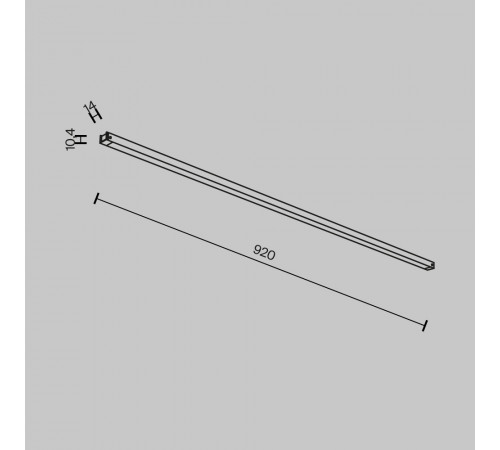 Трековый магнитный светильник Maytoni Basis TR173-1-24WTW-B