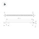Трековый магнитный светильник Arlight MAG-MICROCOSM-LASER-L300-15W Day4000 (BK, 30 deg, 24V) 043276