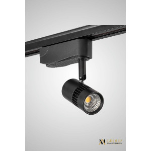 Трековый однофазный светильник AM Group AM229-5W BK 3000K