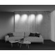 Трековый однофазный светильник Maytoni Focus Led TR021-1-12W4K-W-BBS