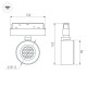 Трековый магнитный светильник Arlight MAG-ORIENT-POINT-R80-12W Day4000-MIX 048407