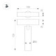 Трековый магнитный светильник Arlight MAG-SPOT-25-R90-9W Warm3000 050045