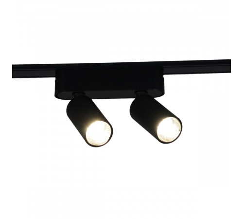 Трековый магнитный светильник Reluce 13005-9.3-002UR magnetic LED2x5W BK Трековый магнитный светильник Reluce 13005-9.3-002UR magnetic LED2x5W BK