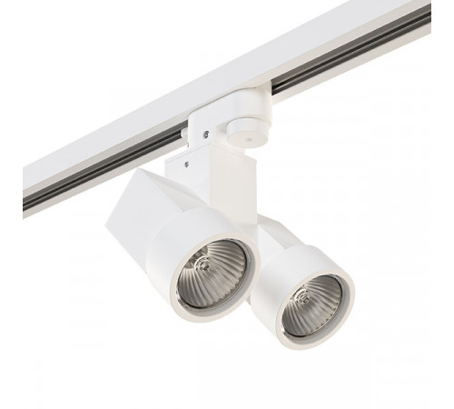 Трековый светильник Lightstar Track 1 white A1T051036 (592026+051036) Трековый светильник Lightstar Track 1 white A1T051036 (592026+051036)