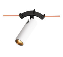 Трековый однофазный светильник Denkirs Belty spot DK5546-BW+BK