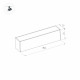 Трековый светильник Arlight Mag-Flat-25-L800-24W Warm3000 034213