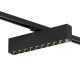 Трековый однофазный светильник Denkirs Edder DK6434-BK
