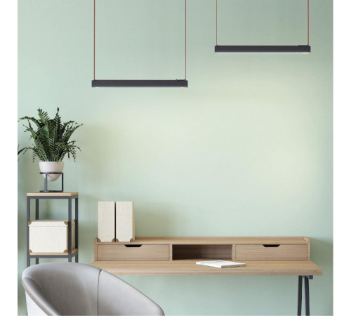 Трековый однофазный светильник Denkirs Belty Linear DK5577-BK Трековый однофазный светильник Denkirs Belty Linear DK5577-BK