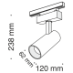 Трековый светильник Maytoni Track lamps TR019-2-15W3K-B