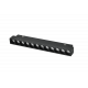 Трековый магнитный светильник iLedex Vision 4822-002-L235-12W-38DG-3000K-BK
