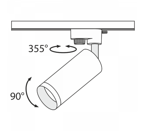 Трековый светильник Maytoni Track TR004-1-GU10-B Трековый светильник Maytoni Track TR004-1-GU10-B