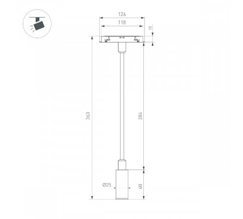 Трековый магнитный светильник Arlight MAG-ORIENT-SPOT-FLEX-R25-3W Warm3000 (BK, 24 deg, 48V) 049562 Трековый магнитный светильник Arlight MAG-ORIENT-SPOT-FLEX-R25-3W Warm3000 (BK, 24 deg, 48V) 049562