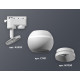 Трековый однофазный светильник с подсветкой Ambrella Light Track System XT1101020 (A2520, C1101, N7030)