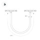 Трековый магнитный светильник Arlight MAG-ORIENT-TUBE-ELASTIC-R25-L2500-35W Day4000 (BK, 360 deg, 48V) 044330