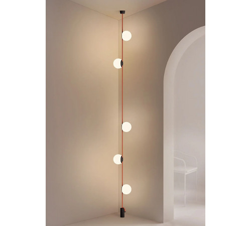 Трековый однофазный светильник Denkirs Belty orb DK5550-BK Трековый однофазный светильник Denkirs Belty orb DK5550-BK