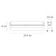 Трековый магнитный светильник Arte Lamp Rapid A6161PL-1WH