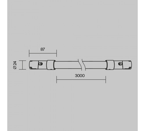 Трековый магнитный светильник Maytoni Tau TR209-1-48W3K-B Трековый магнитный светильник Maytoni Tau TR209-1-48W3K-B