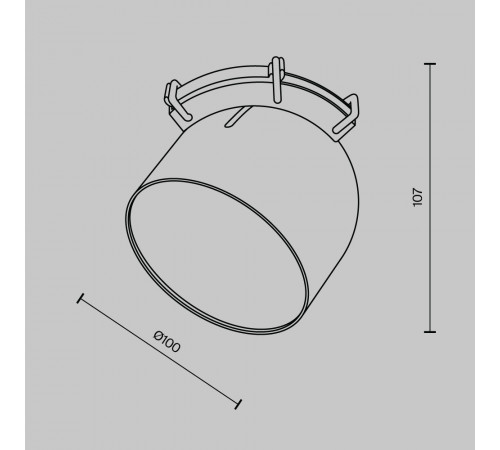 Трековый светильник Maytoni Cup TR124B-12W3K-W