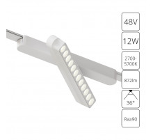Трековый магнитный светильник Arte Lamp Rapid A2961PL-1WH