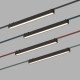 Трековый однофазный светильник Denkirs Belty Linear DK5577-BK