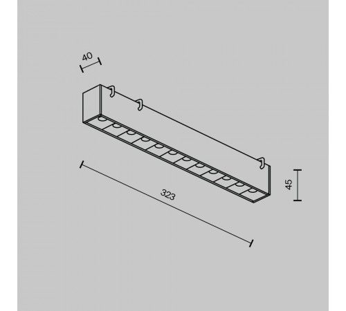 Трековый светильник Maytoni Points TR128B-12W3K-M-B Трековый светильник Maytoni Points TR128B-12W3K-M-B