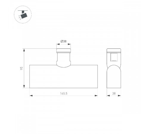 Трековый светильники Arlight ART-APRIORI-LASER-L165-8W Warm3000 039284 Трековый светильники Arlight ART-APRIORI-LASER-L165-8W Warm3000 039284