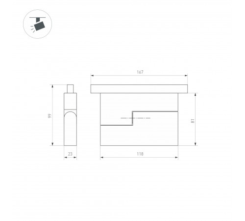 Трековый светильник Arlight Mag-Orient-Flat-Fold-S195-6W Warm3000 034660(1) Трековый светильник Arlight Mag-Orient-Flat-Fold-S195-6W Warm3000 034660(1)
