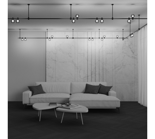 Трековый светильник Maytoni Bubble TR148-1-3W3K-B Трековый светильник Maytoni Bubble TR148-1-3W3K-B