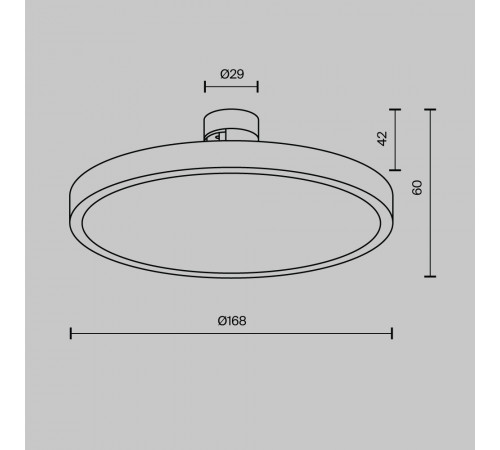 Трековый магнитный светильник Maytoni Plato TR153-1-10W3K-B