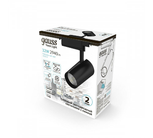 Трековый светодиодный светильник Gauss Track Light Led TR088 Трековый светодиодный светильник Gauss Track Light Led TR088