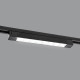 Трековый светодиодный светильник Volpe ULB-Q282 20W/4000K BLACK UL-00010122