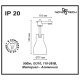 Трековый светильник Novotech Pipe 370405