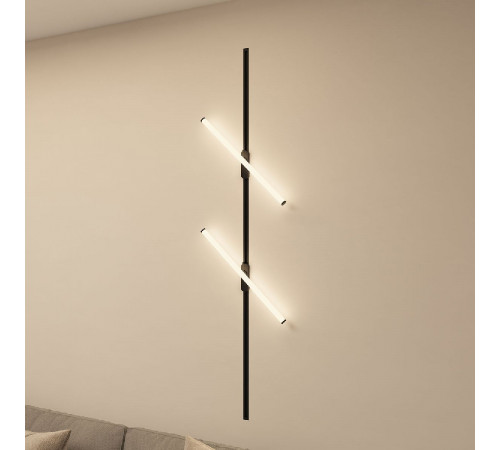 Трековый однофазный светильник Denkirs Strom DK6648-BK