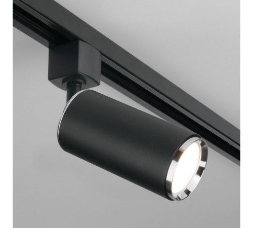 Трековый светильник Elektrostandard Svit GU10 черный/хром MRL 1013 4690389149658 Трековый светильник Elektrostandard Svit GU10 черный/хром MRL 1013 4690389149658