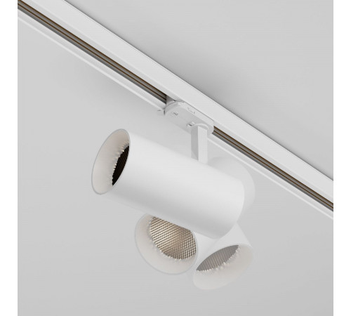 Трековый трехфазный светильник Maytoni Focus Led TR197-3-30WCCT-M-W Трековый трехфазный светильник Maytoni Focus Led TR197-3-30WCCT-M-W