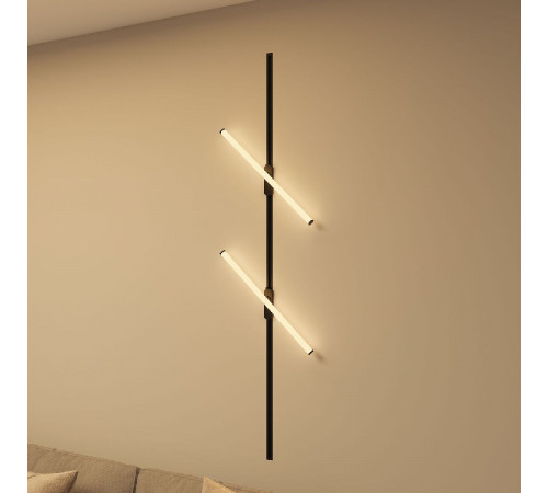 Трековый однофазный светильник Denkirs Strom DK6638-BK