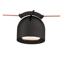 Трековый однофазный светильник Denkirs Belty spot DK5540-BK