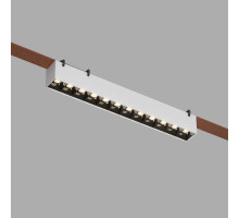 Трековый однофазный светильник Denkirs Belty Grill DK5571-WB