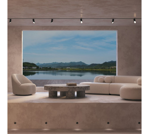 Трековый светильник Maytoni Technical Lipari TR087-1-GU10-B Трековый светильник Maytoni Technical Lipari TR087-1-GU10-B