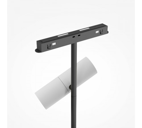 Трековый магнитный светильник Maytoni Elti Duo TR005-2-2X12W3K-BW Трековый магнитный светильник Maytoni Elti Duo TR005-2-2X12W3K-BW