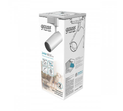 Трековый светодиодный светильник Gauss Track Light Led TR070 Трековый светодиодный светильник Gauss Track Light Led TR070