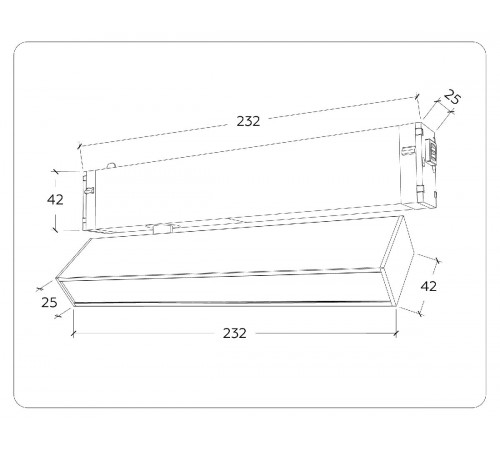 Трековый магнитный светильник Ambrella Light Magnetic 220V GL1321 Трековый магнитный светильник Ambrella Light Magnetic 220V GL1321