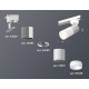 Трековый однофазный светильник Ambrella Light Track System XT6301051 (A2520, C6305, A2060, C6301, N6248)